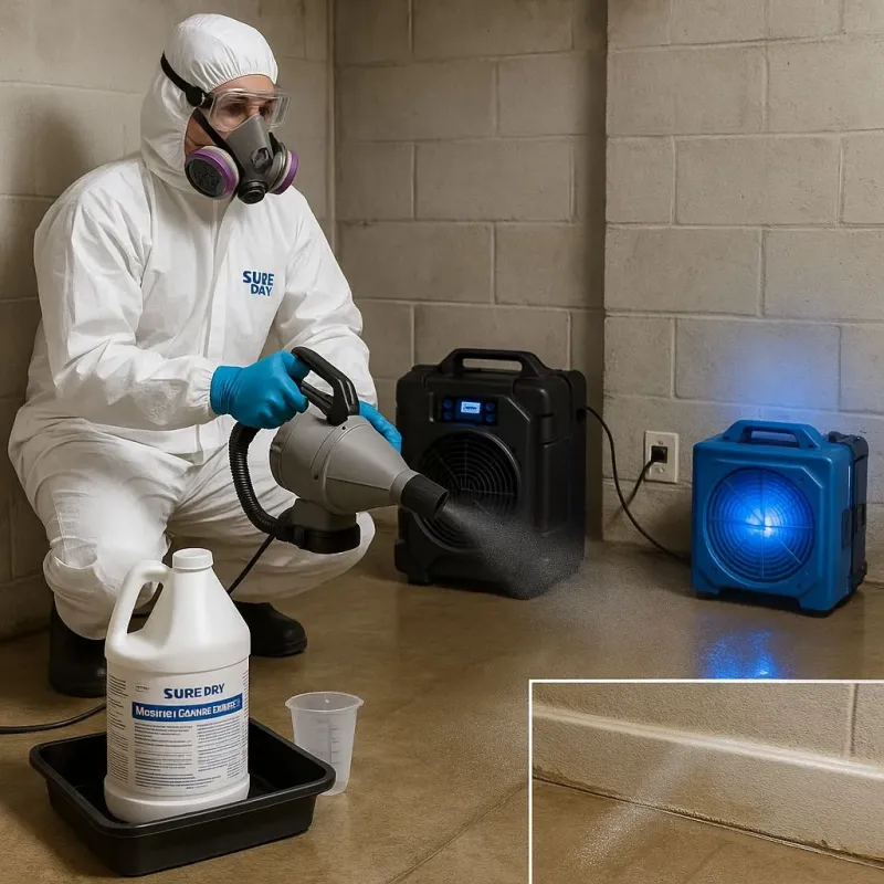 Sanitization and Odor Removal process in Jackson, CA